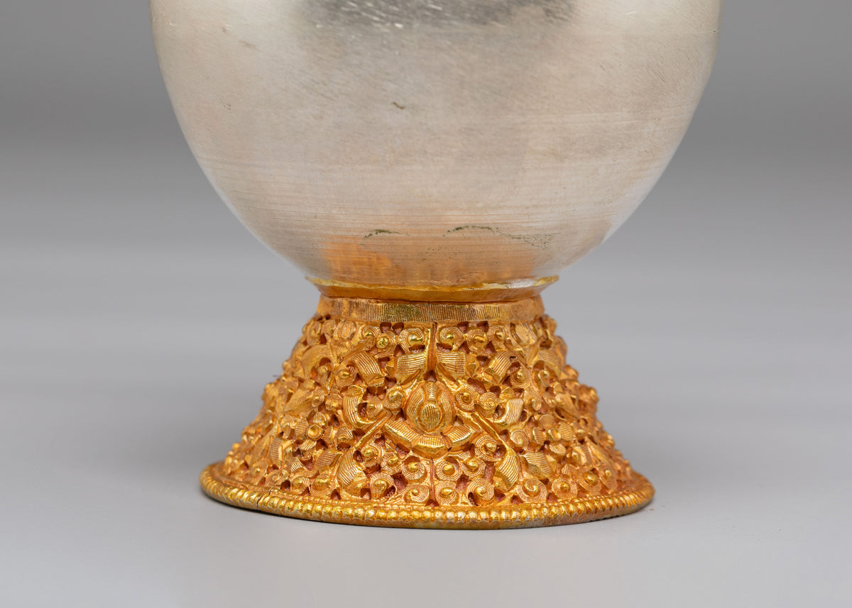 Traditional Himalayan Altar Bhumba | Sacred Vessel for Ritual Offerings