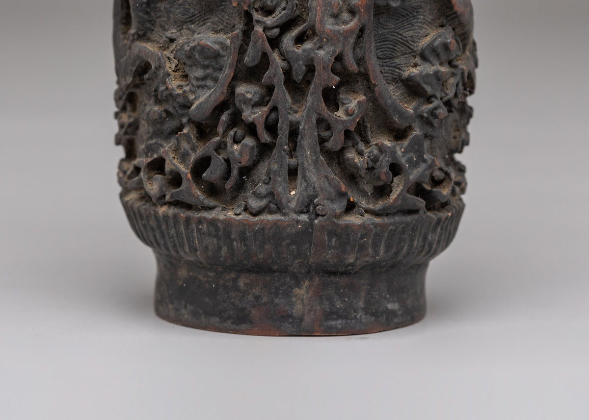 Hand carved Decorative Flower Vase | Elegant Flower Pot