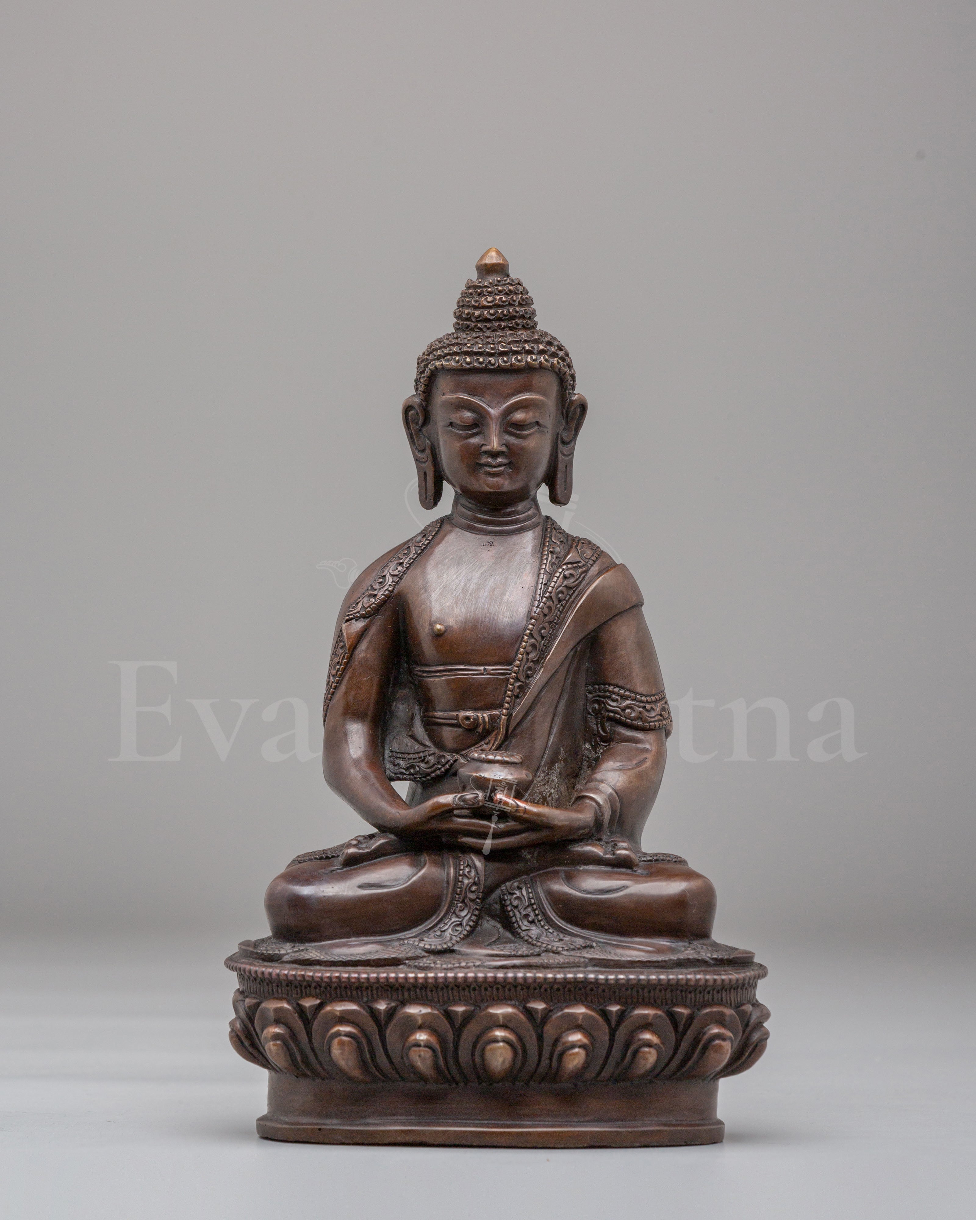 Handmade Altar Amitabha Buddha Statue 
