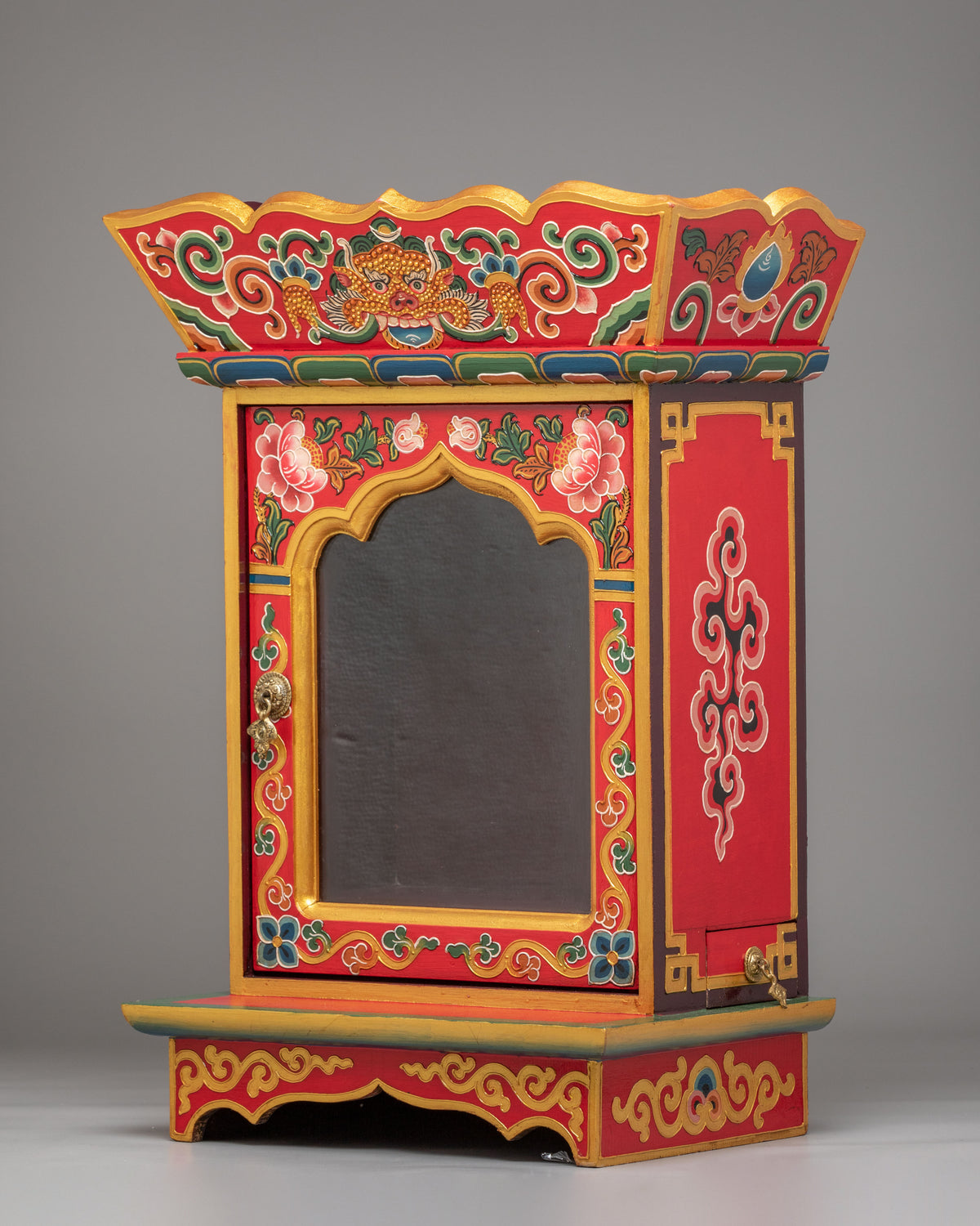Spiritual Shrine Altar Box | Sacred Storage Chest for Home Decor