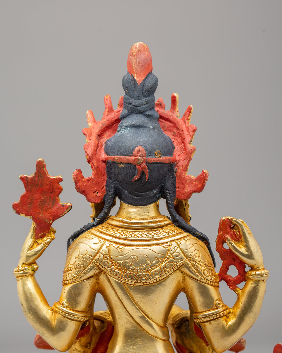 Sacred Avalokiteshvara Buddhist Statue | Himalayan Artwork for Spiritual Practice