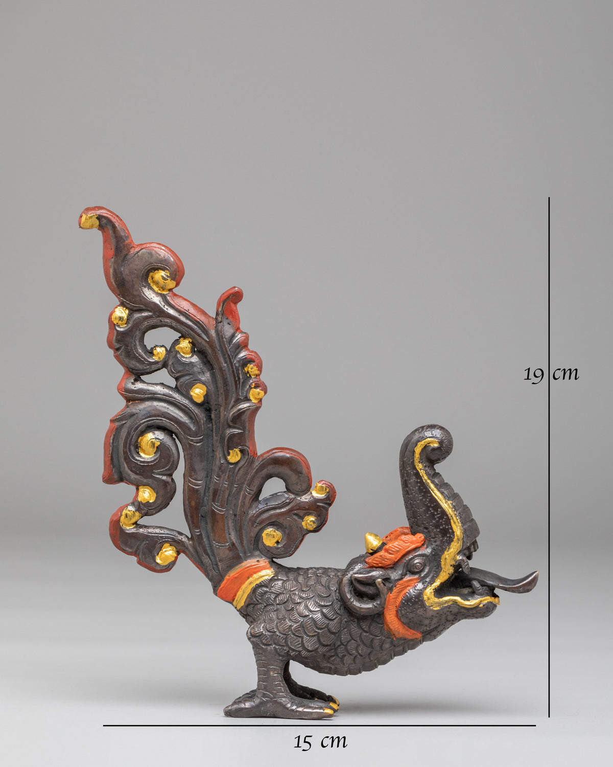 Makara Mythical Creature Statue Set | Makara Statue for Decor