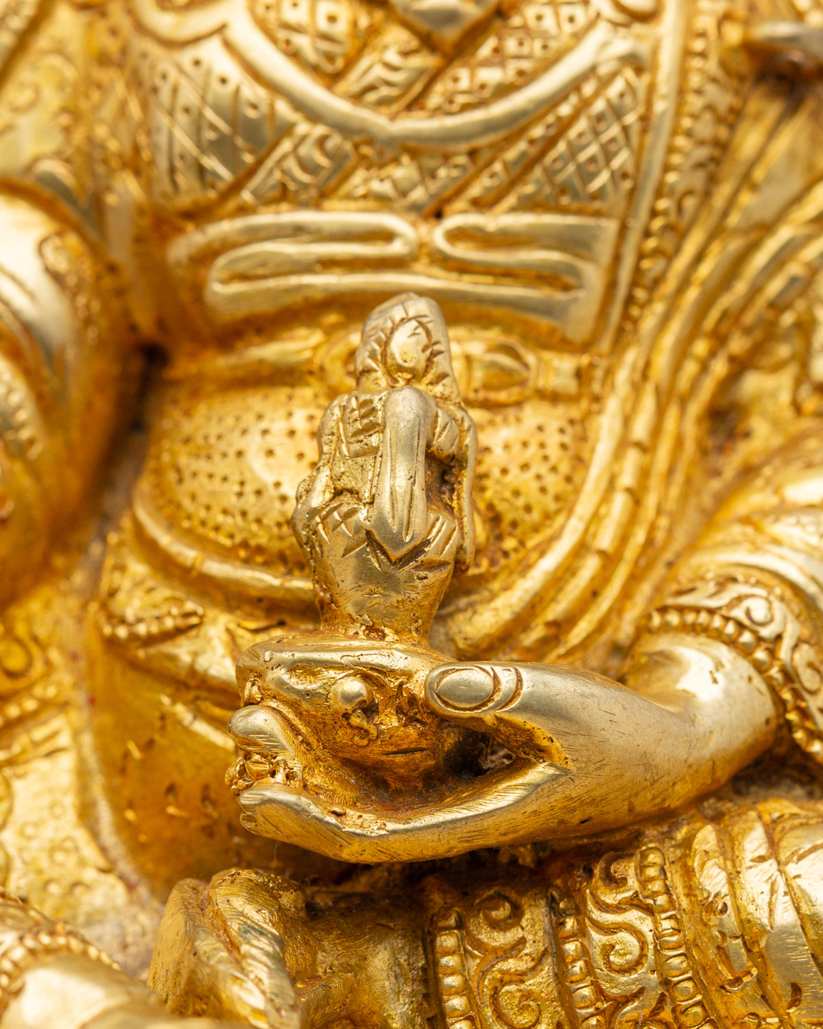 Spiritual Master Padmasambhava Statue | Traditional Himalayan Artwork