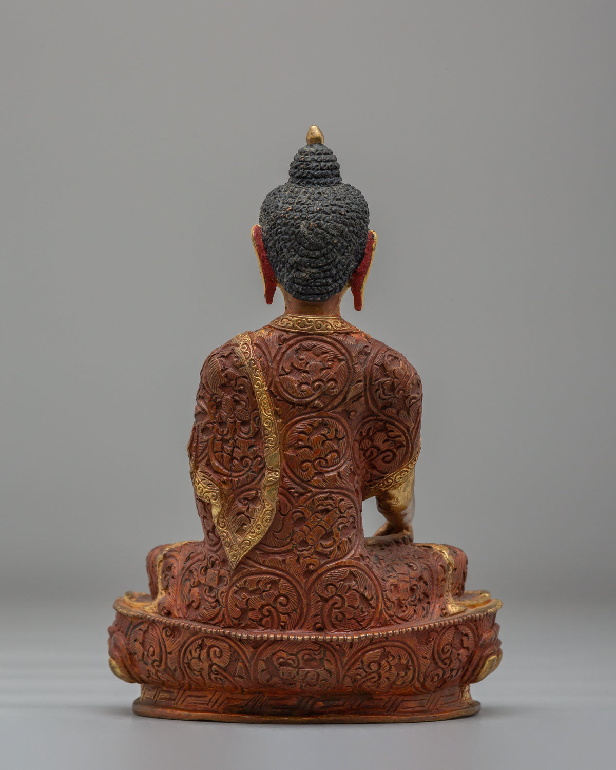 Namo Altar Shakyamuni Buddha Statue | Gold Plated Buddhist Sculpture
