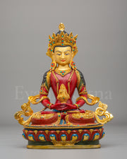 Amitayus Buddhis Longevity Statue 