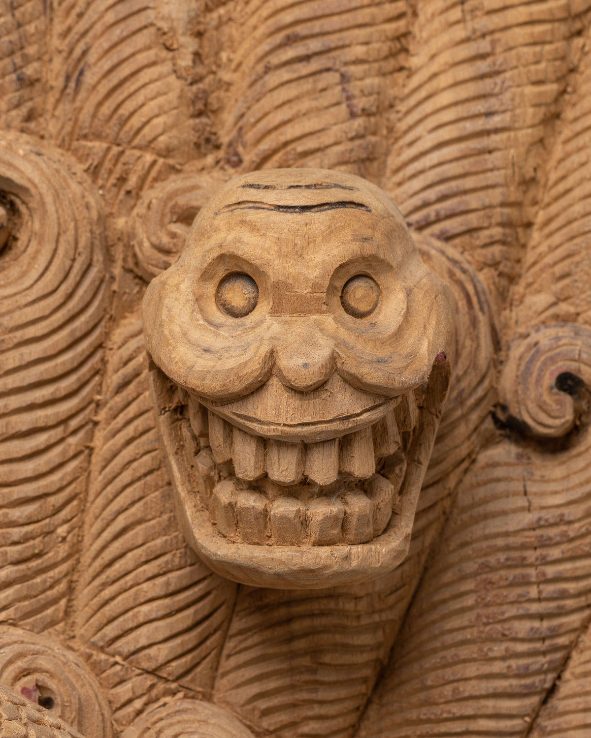 Wooden Bhairava Wall Hanging | Exclusive Hand-Carved Sacred Artwork
