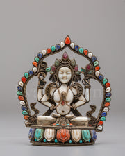 Handmade Buddhist Chenrezig Statue