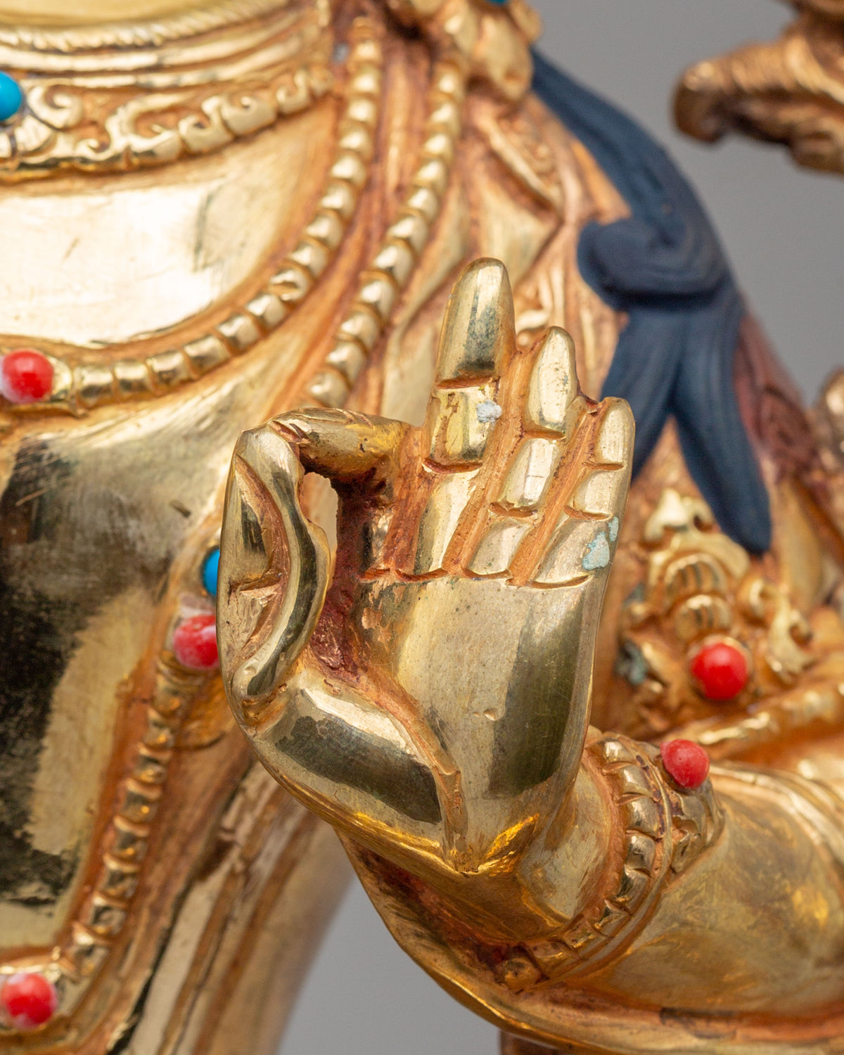 Manjushri Statue For Buddhist Altar | Handcrafted Spiritual Decor