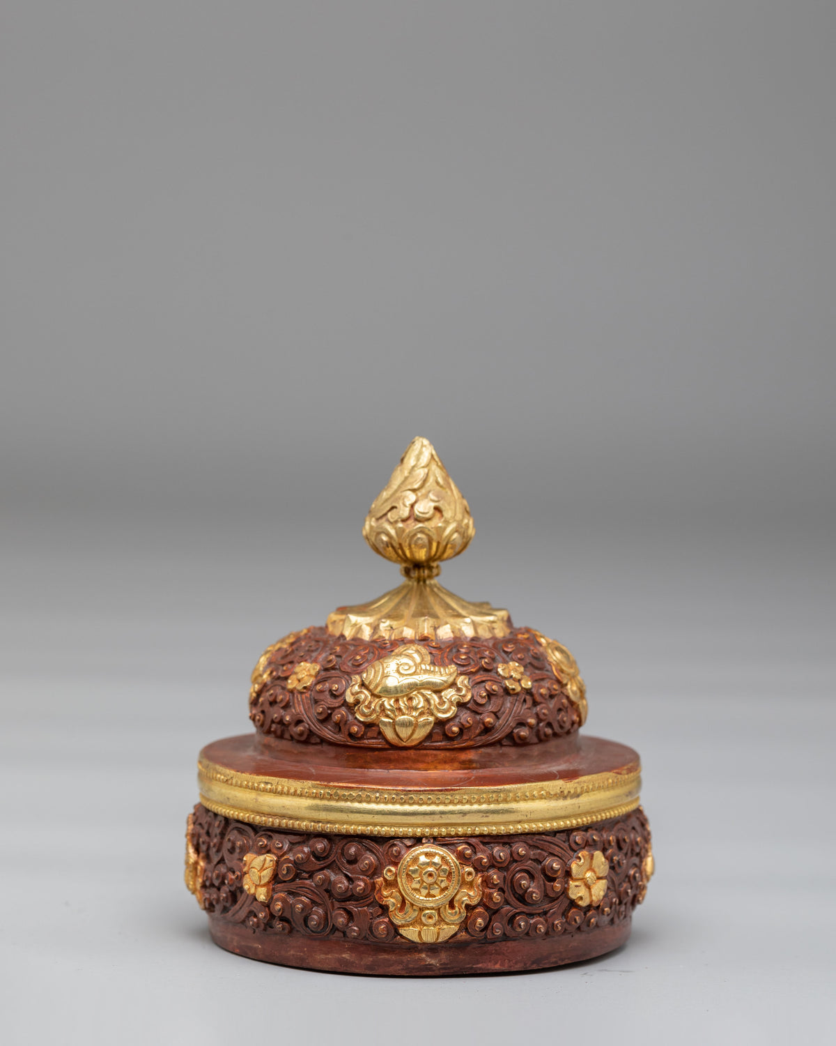 Buddhist Ritual Rice Pot | Sacred Offering Vessel for Meditation and Ceremonies