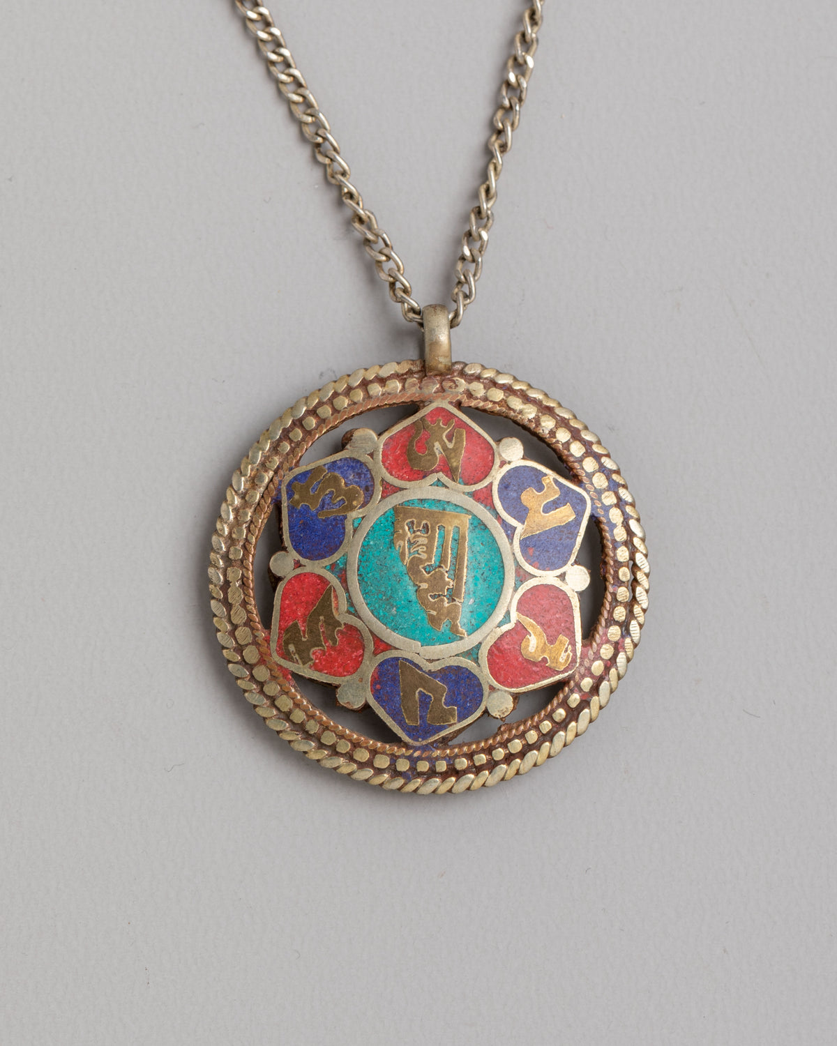 Handmade Buddhist Mantra Locket | Himalayan Sacred Jewelry
