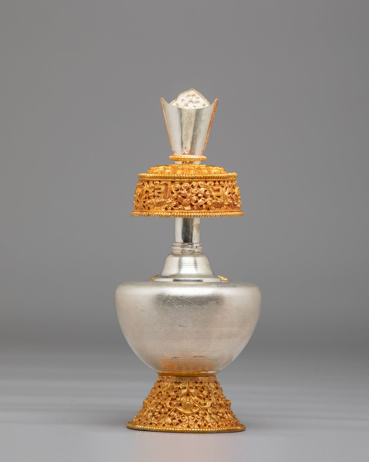 Traditional Himalayan Altar Bhumba | Sacred Vessel for Ritual Offerings