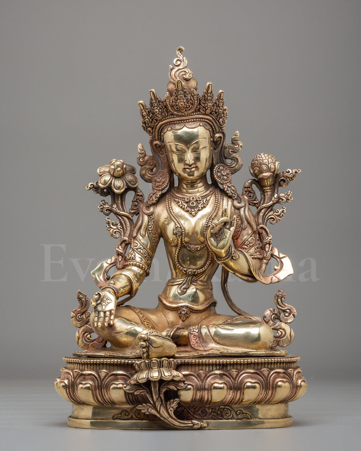 Buddhist Green Tara Buddhist Sculpture  