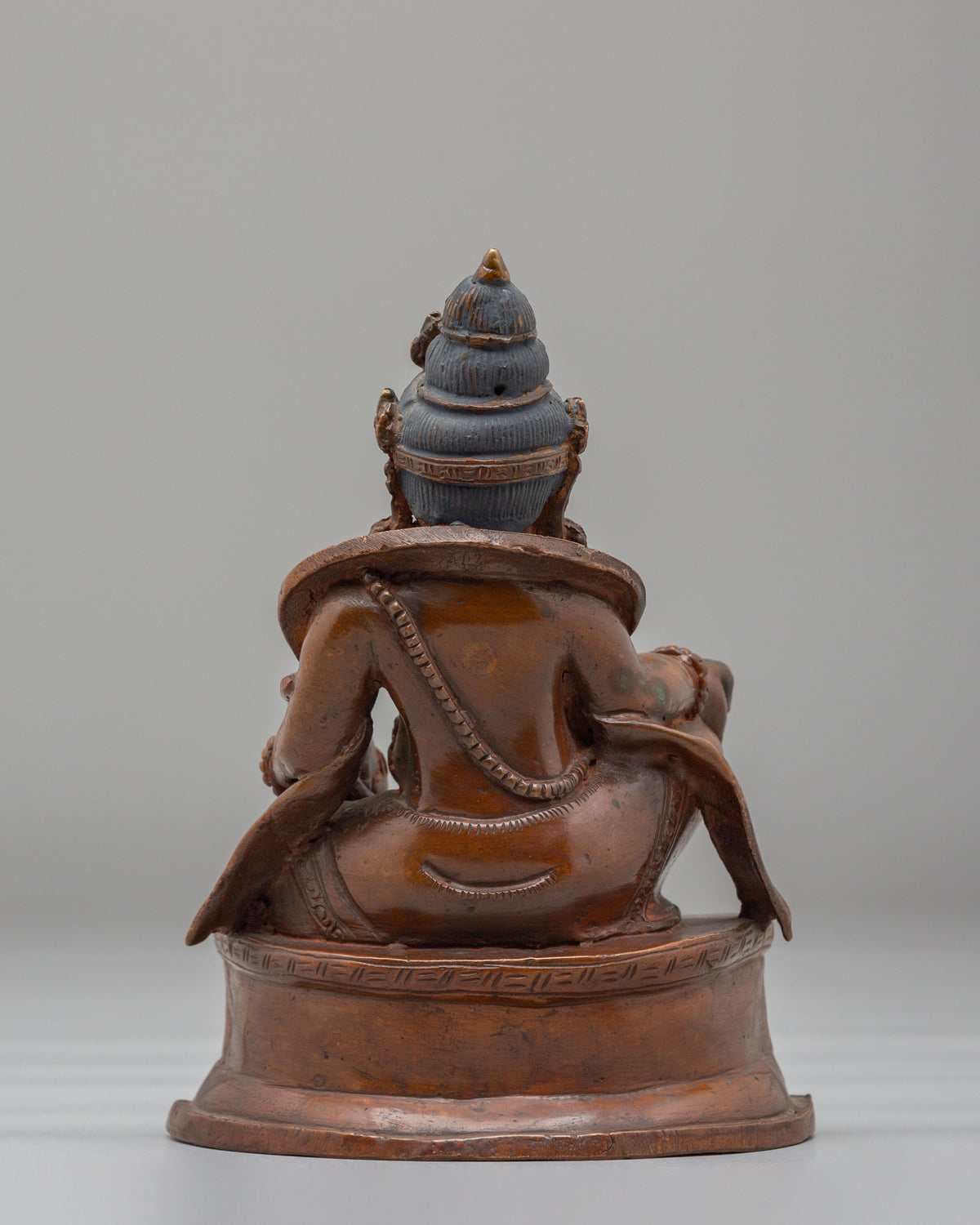 Handmade Dzambhala Meditation Statue | Tibetan Wealth Deity Artwork