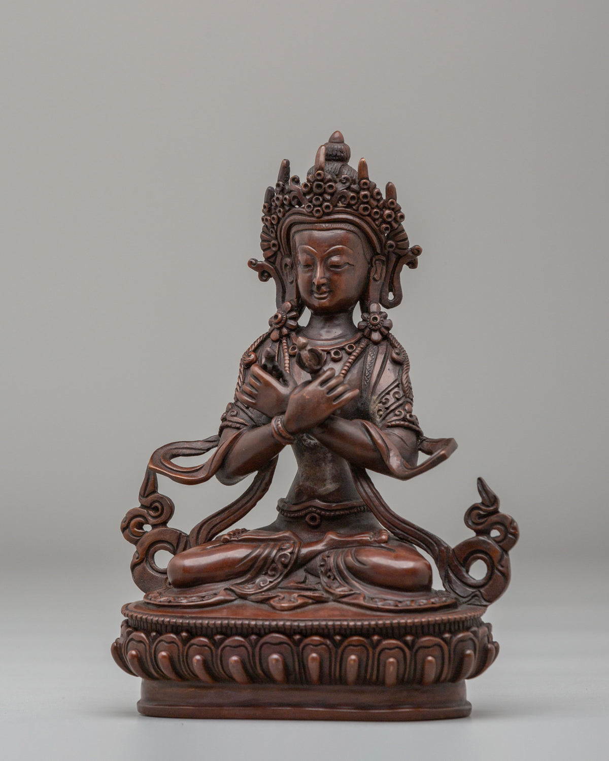 Tibetan Vajradhara Buddha Statue | Sacred Sculpture for Altar Space