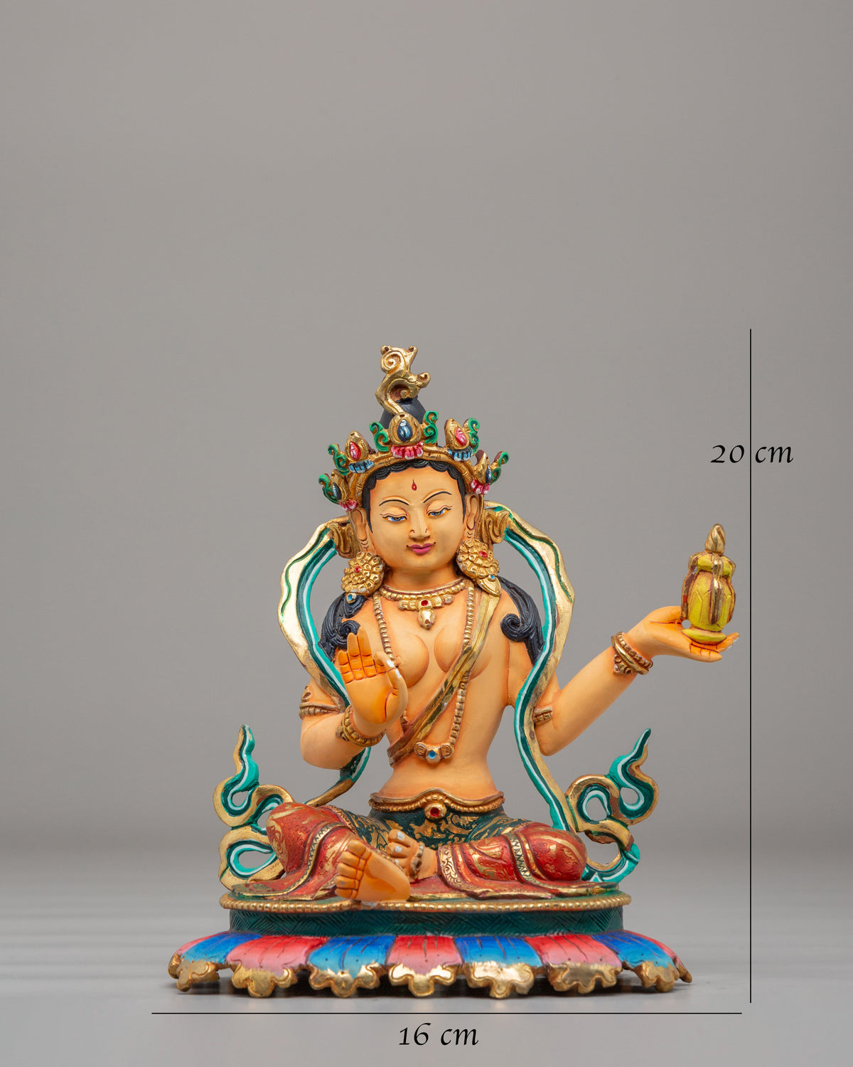 Yeshe Tsogyal and Mandarva Statue | Sacred Vajrayana Master Set