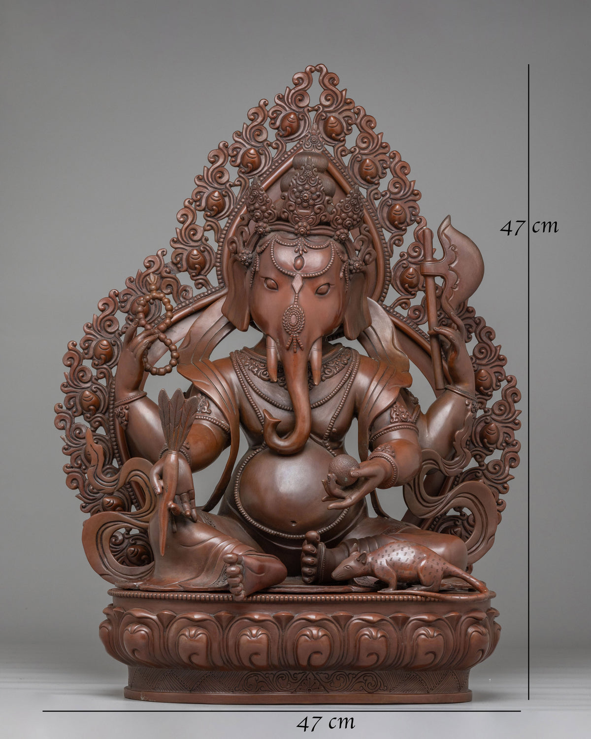 Handcrafted Altar Ganesh Sculpture | Traditional Spiritual Artwork