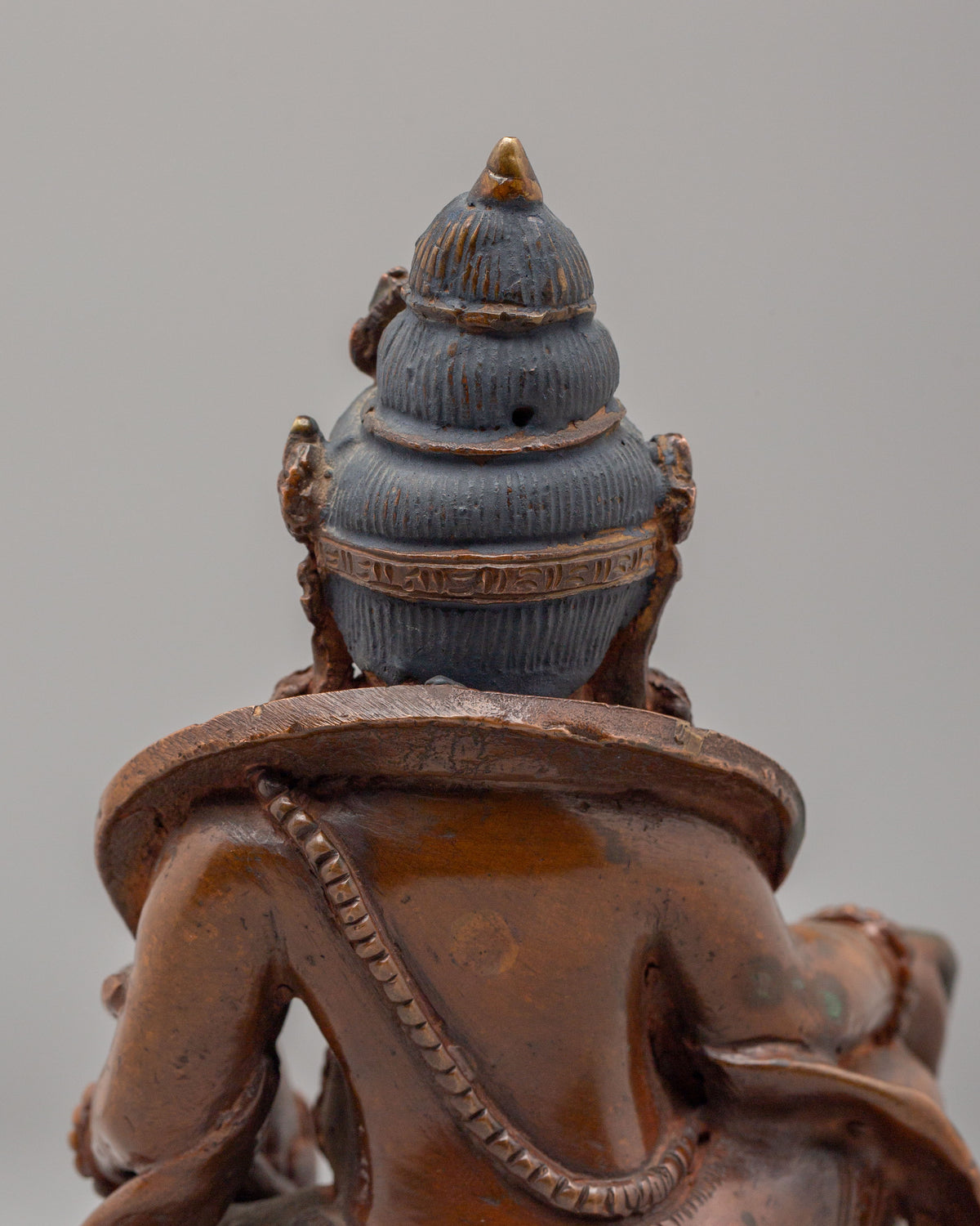 Handmade Dzambhala Meditation Statue | Tibetan Wealth Deity Artwork