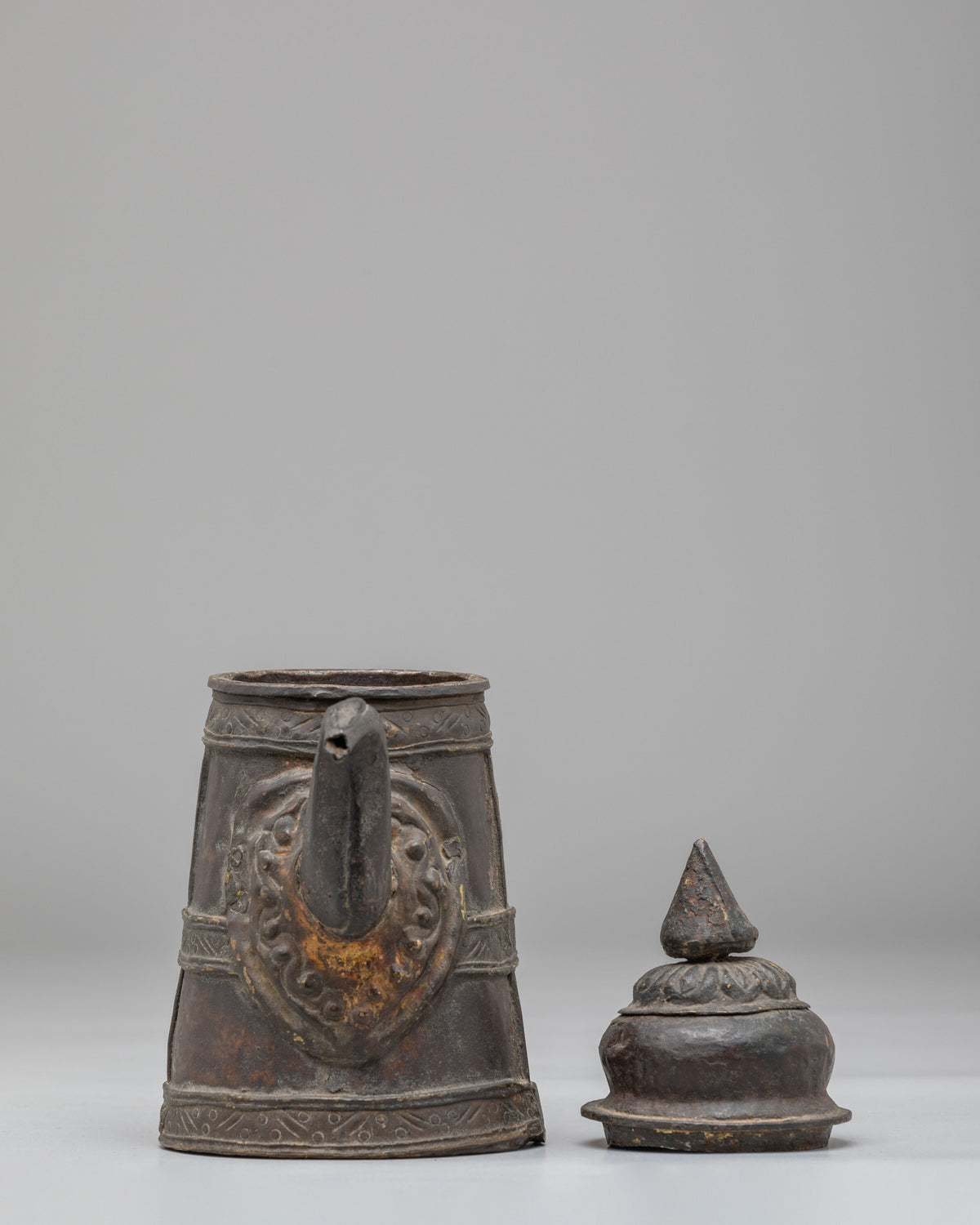 Himalayan Altar Tea Pot | Buddhist Ritual Offering Teapot