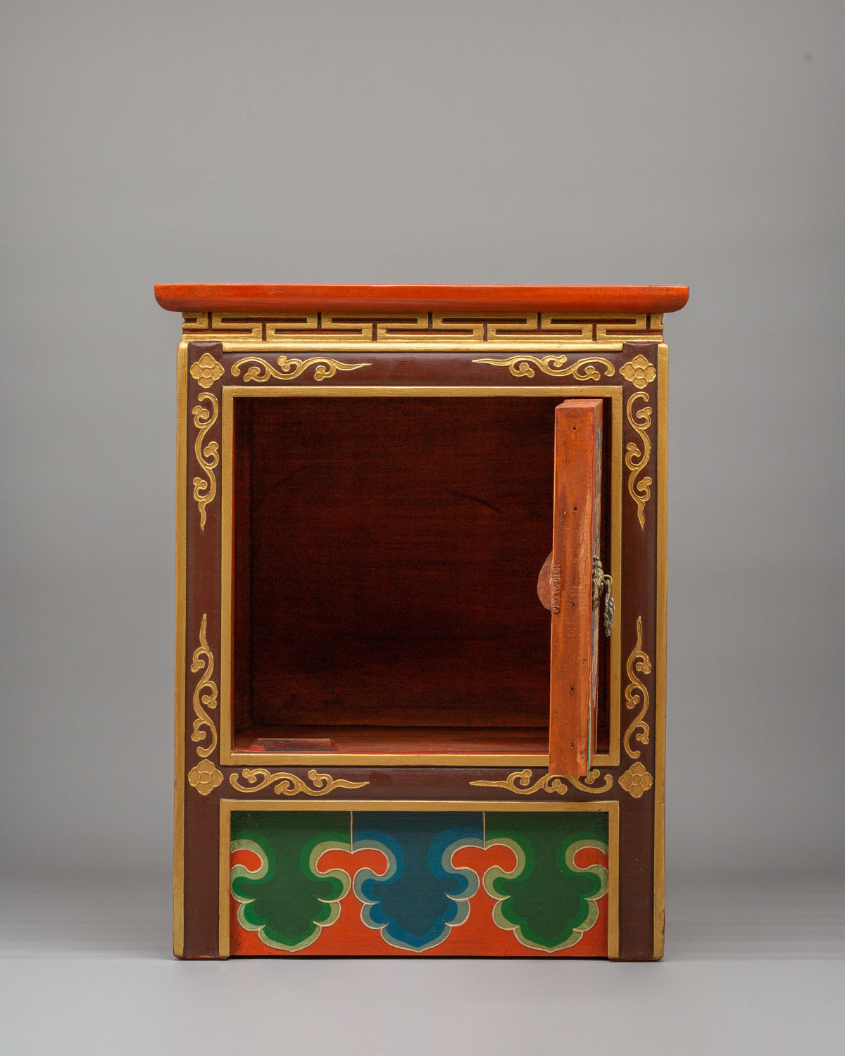 Traditional Tibetan Cabinet | Handcrafted Pine Wood Furniture