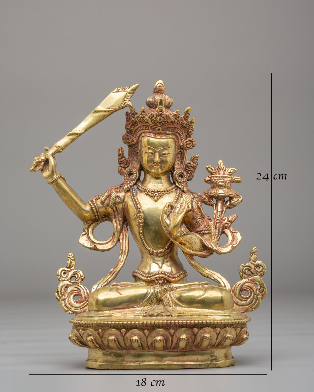 Manjushri Wisdom Bodhisattva Sculpture | A Symbol of Wisdom