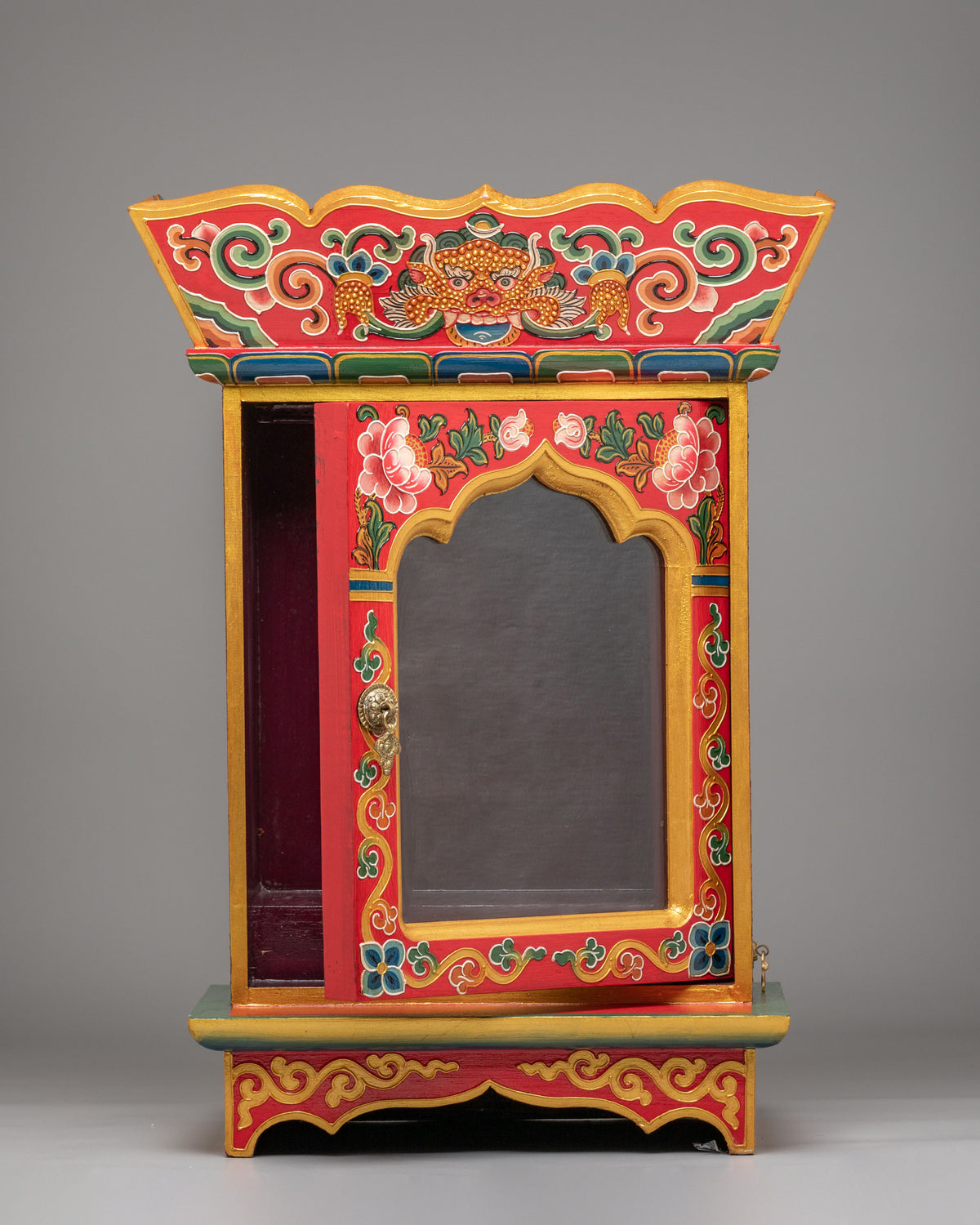 Spiritual Shrine Altar Box | Sacred Storage Chest for Home Decor