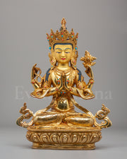 Buddhist Altar Chenrezig Sculpture