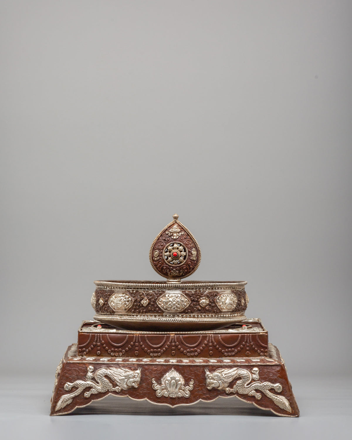 Vajrayana Mandala Offering Set | Tibetan Ritual Art for Spiritual Practices