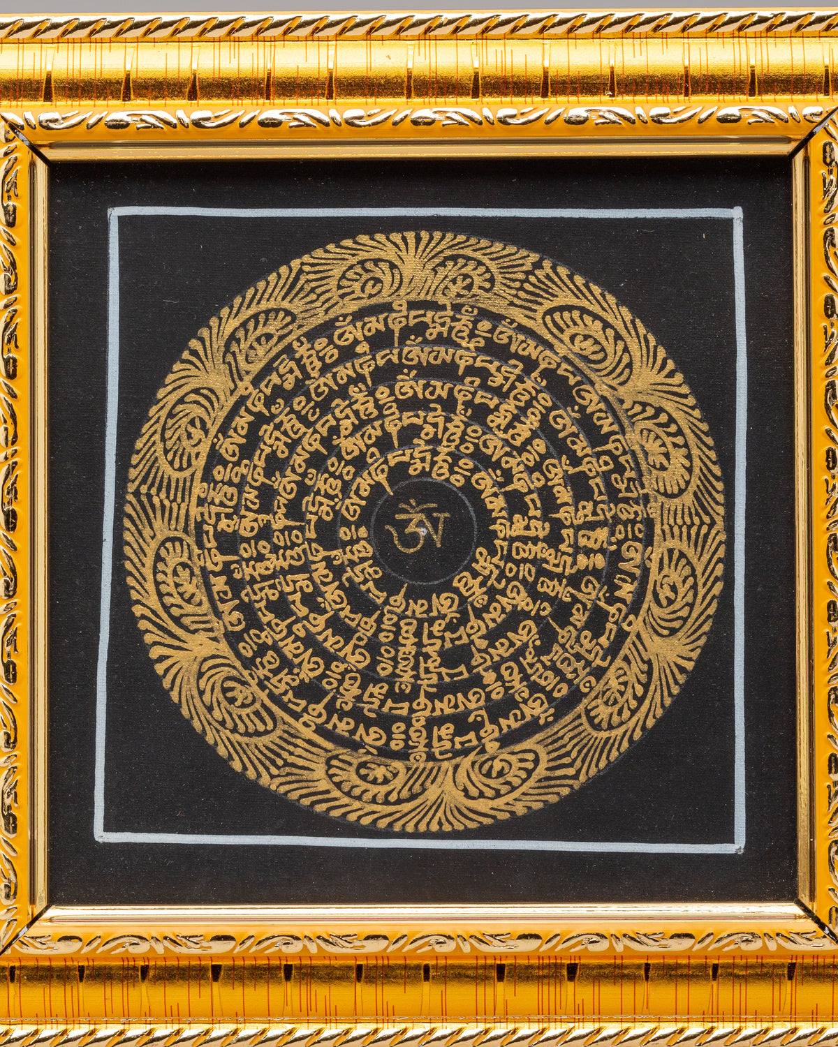 Tibetan Buddhist Mantra Wall Hanging | Sacred Spiritual Home Decor