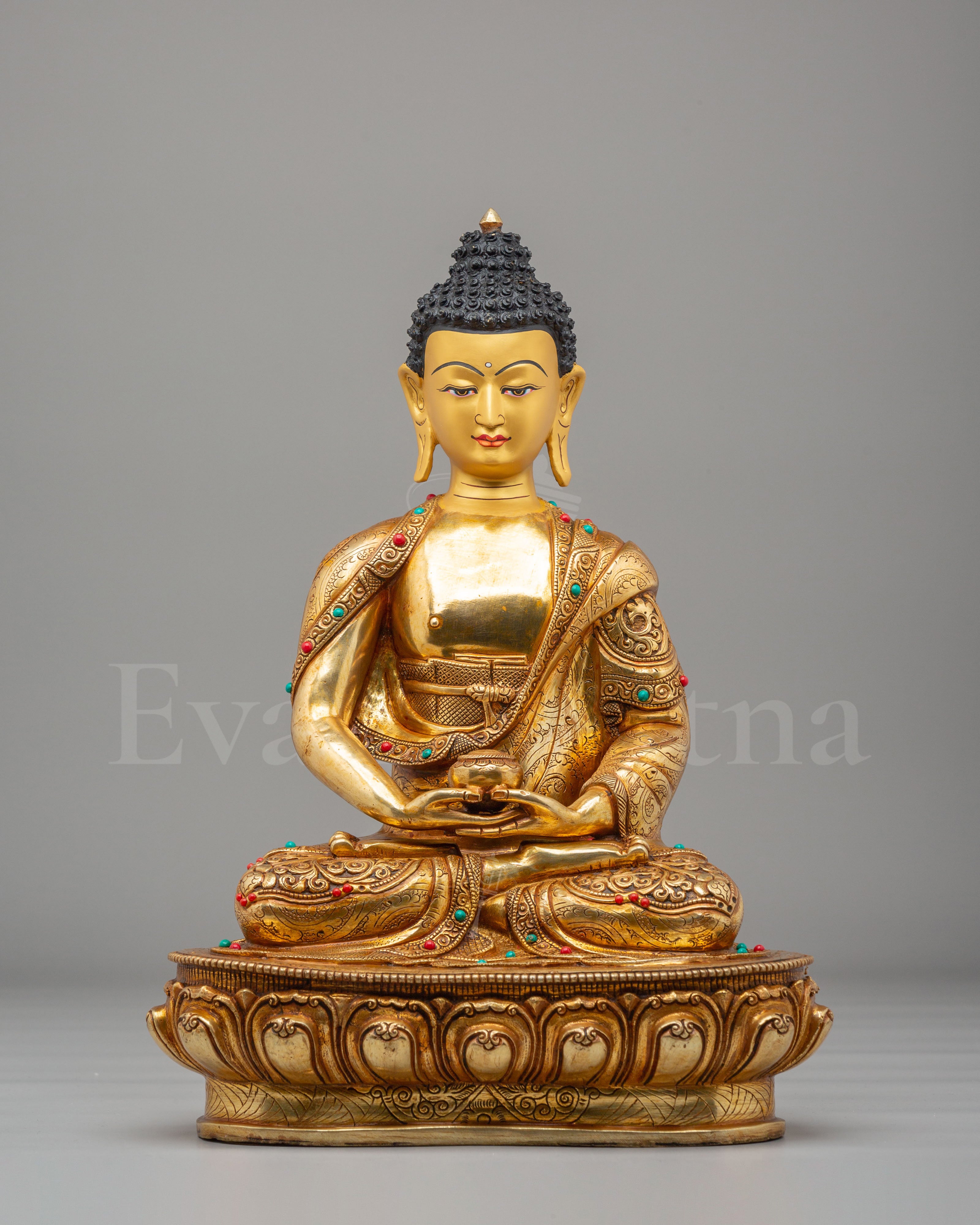 Tibetan Amitabha Buddha Sukhavati statue    