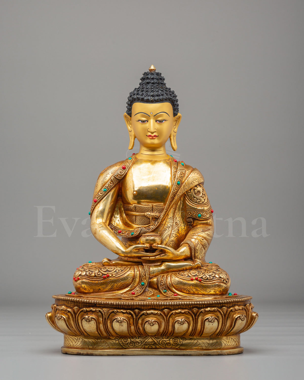 Tibetan Amitabha Buddha Sukhavati statue    