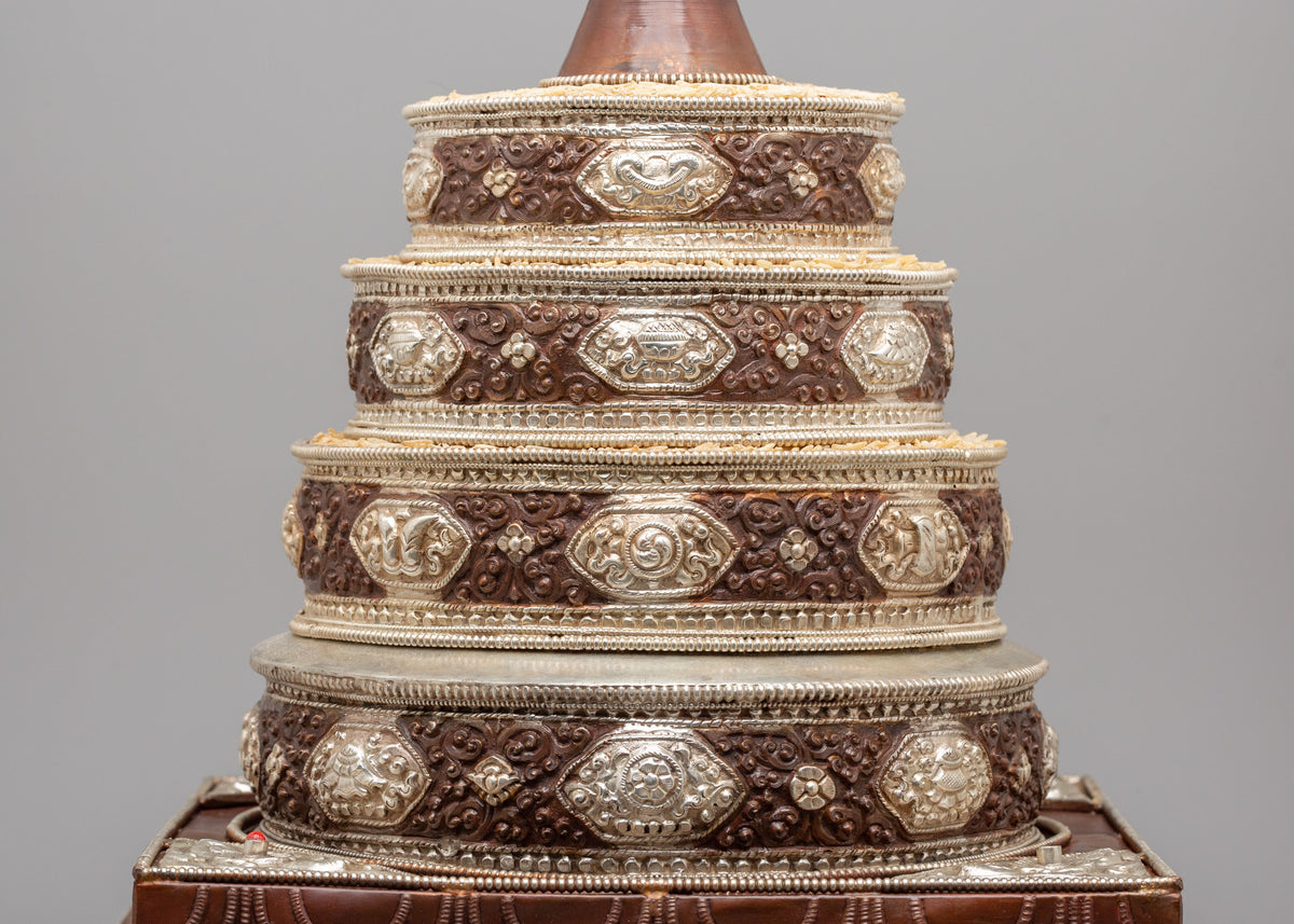 Vajrayana Mandala Offering Set | Tibetan Ritual Art for Spiritual Practices