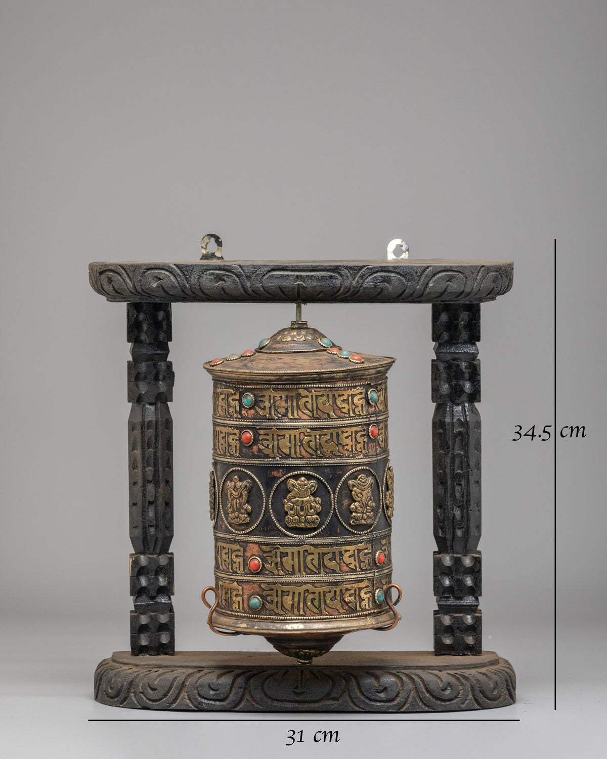 Tibetan Prayer Wheel for Buddhist Practice | Shrine Buddhist Artwork
