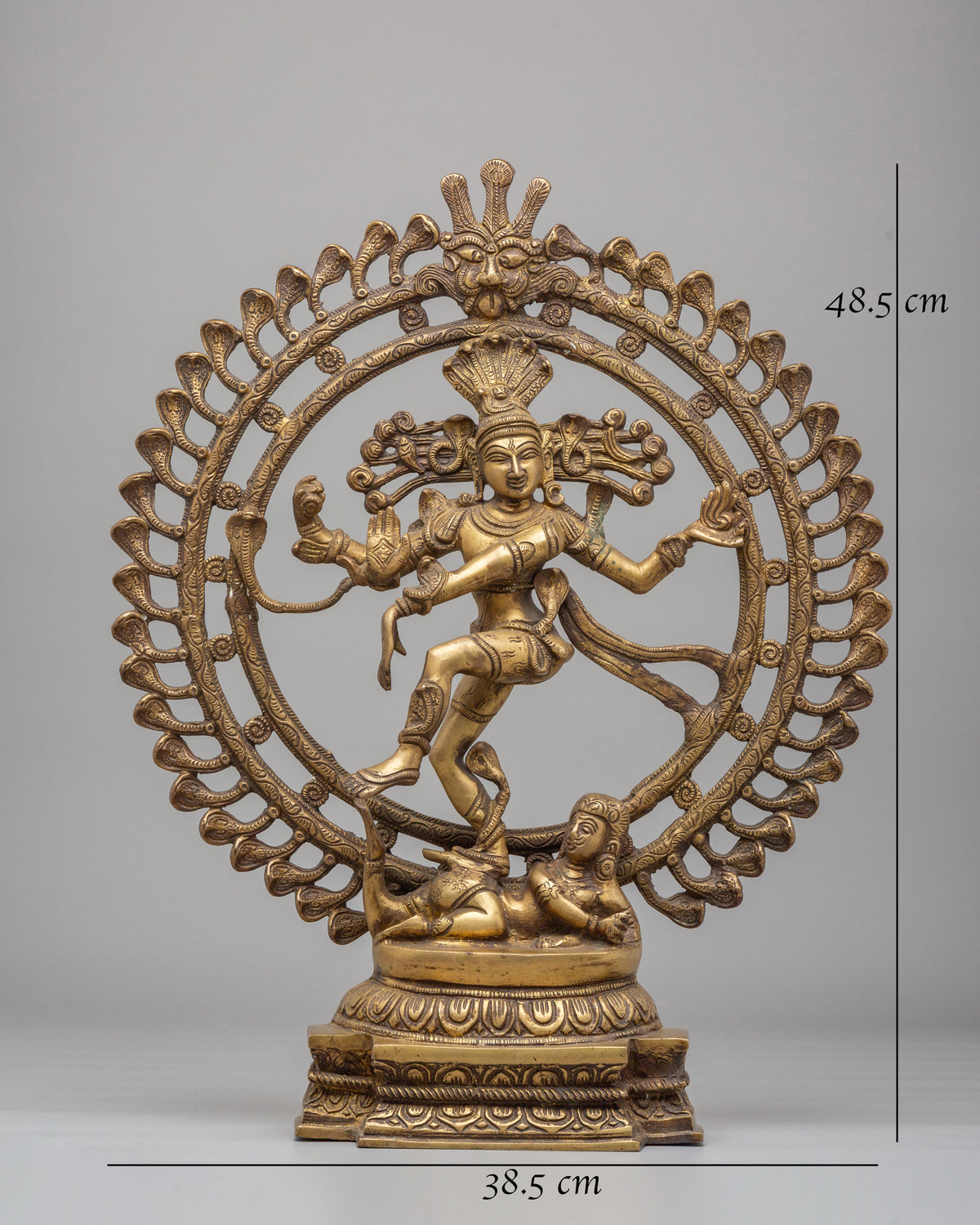 Sacred Shiva Natraj Statue | Handcrafted Hindu Deity Artwork
