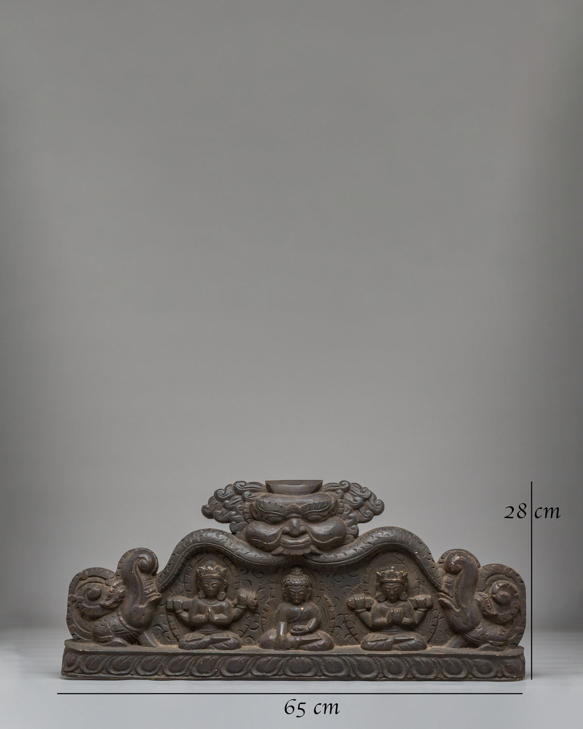 Handcrafted Cheppu Wall Decor | Wooden Buddhist Artwork