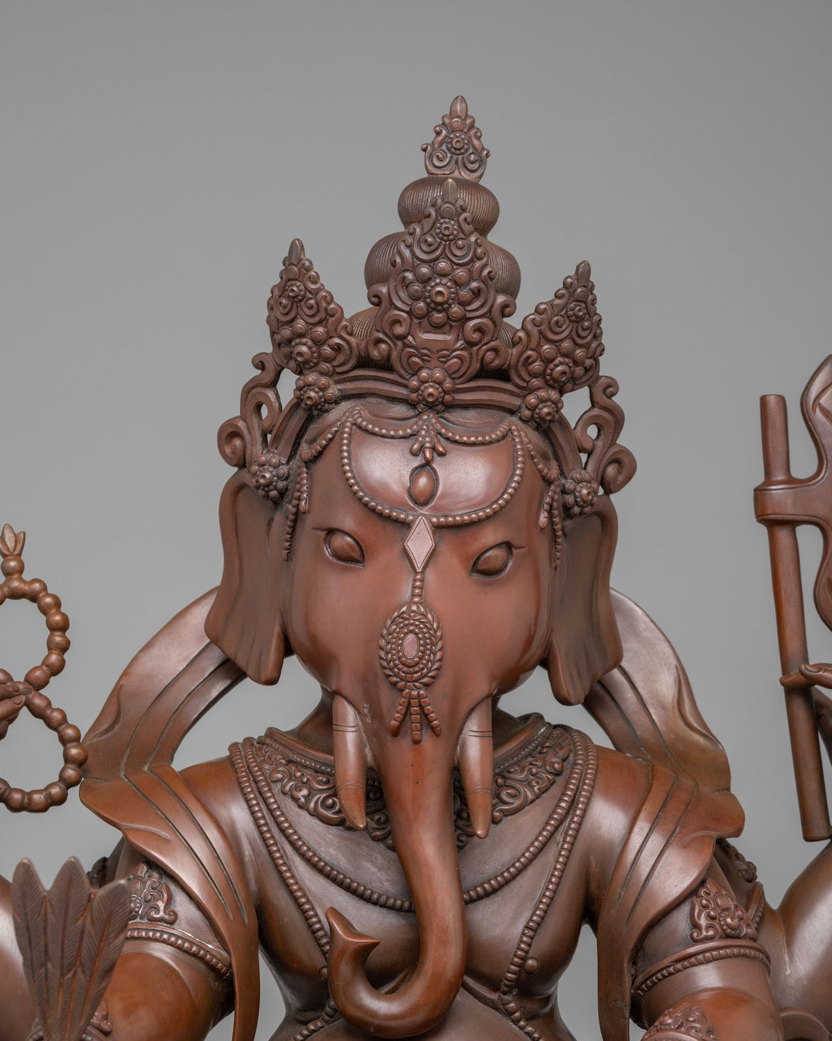 Handcrafted Altar Ganesh Sculpture | Traditional Spiritual Artwork