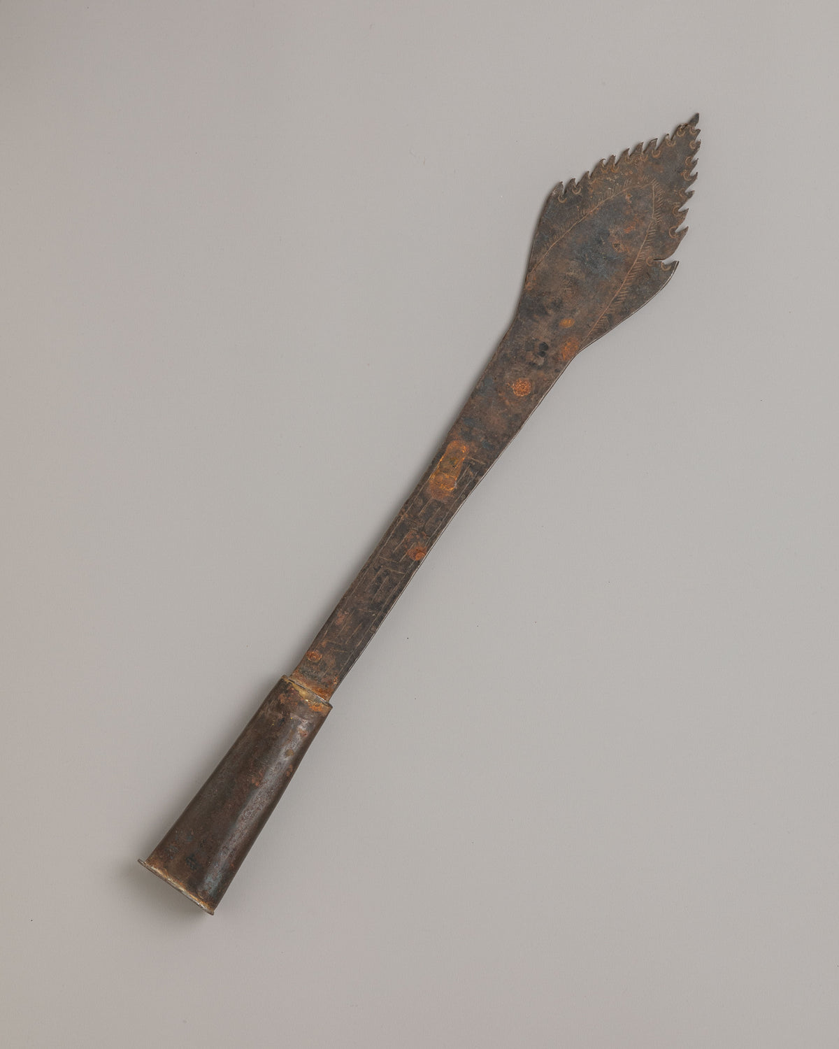 Himalayan Buddhist Ceremonial Sword | Traditional Iron Ritual Blade