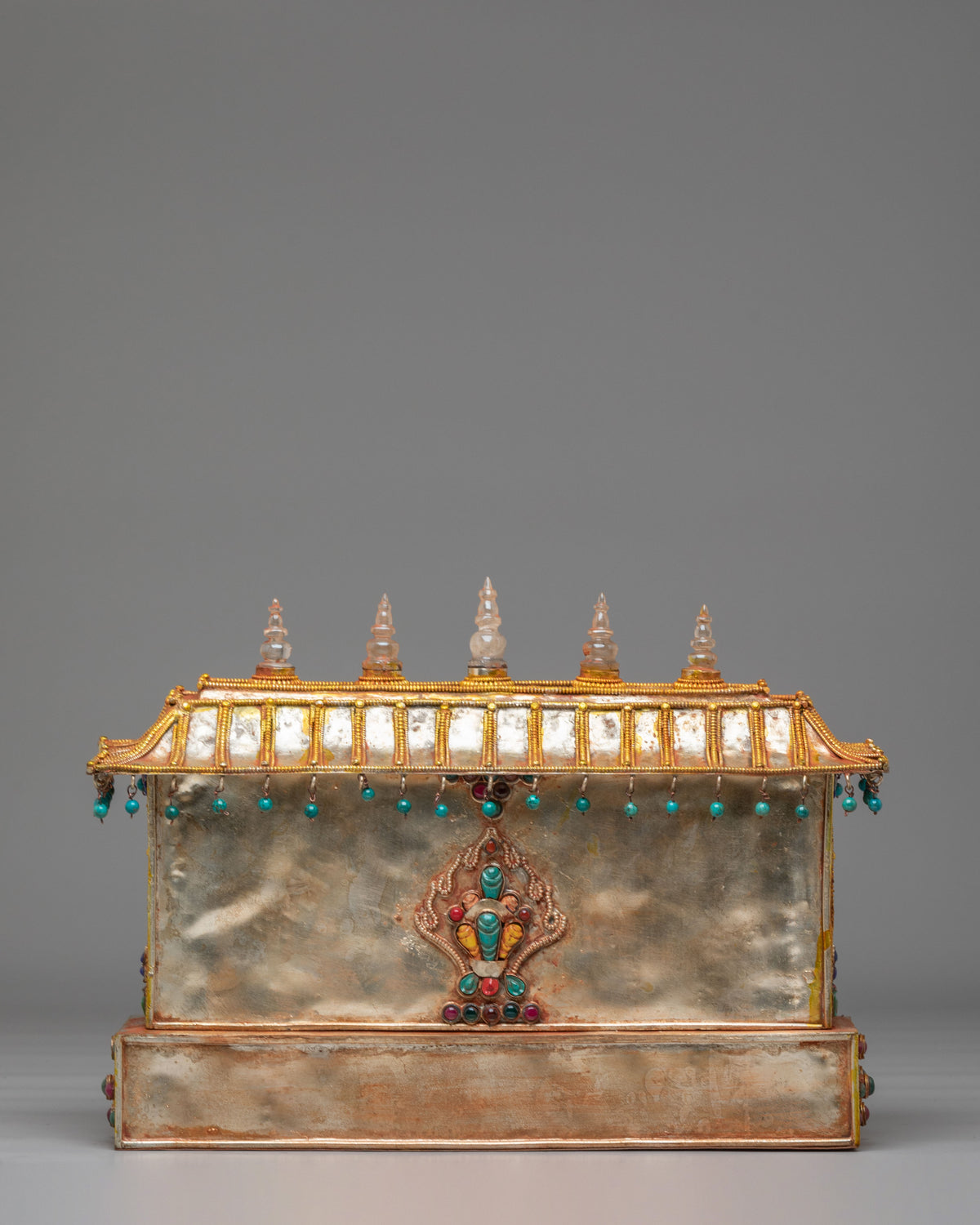 Buddhist Sacred Altar Box | Handcrafted Ritual Storage Chest