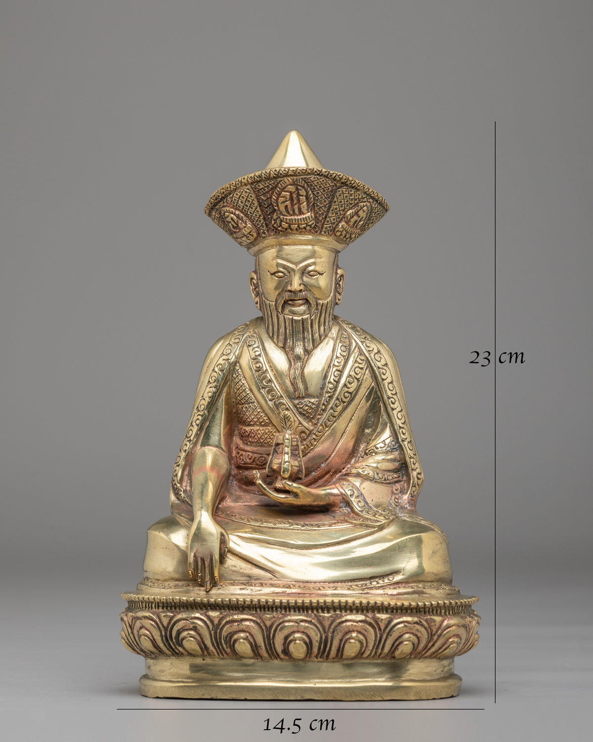 Buddhist Guru Shapdum Statue | Traditional Himalayan Artwork