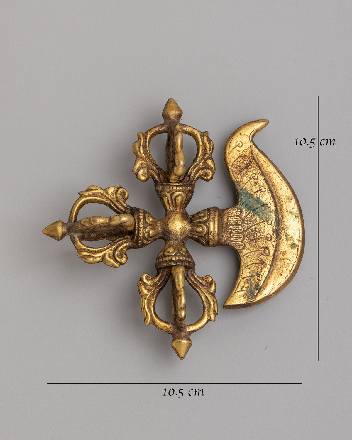 Tibetan Buddhist Kartika Ritual Knife | Bronze Vajrayana Artwork