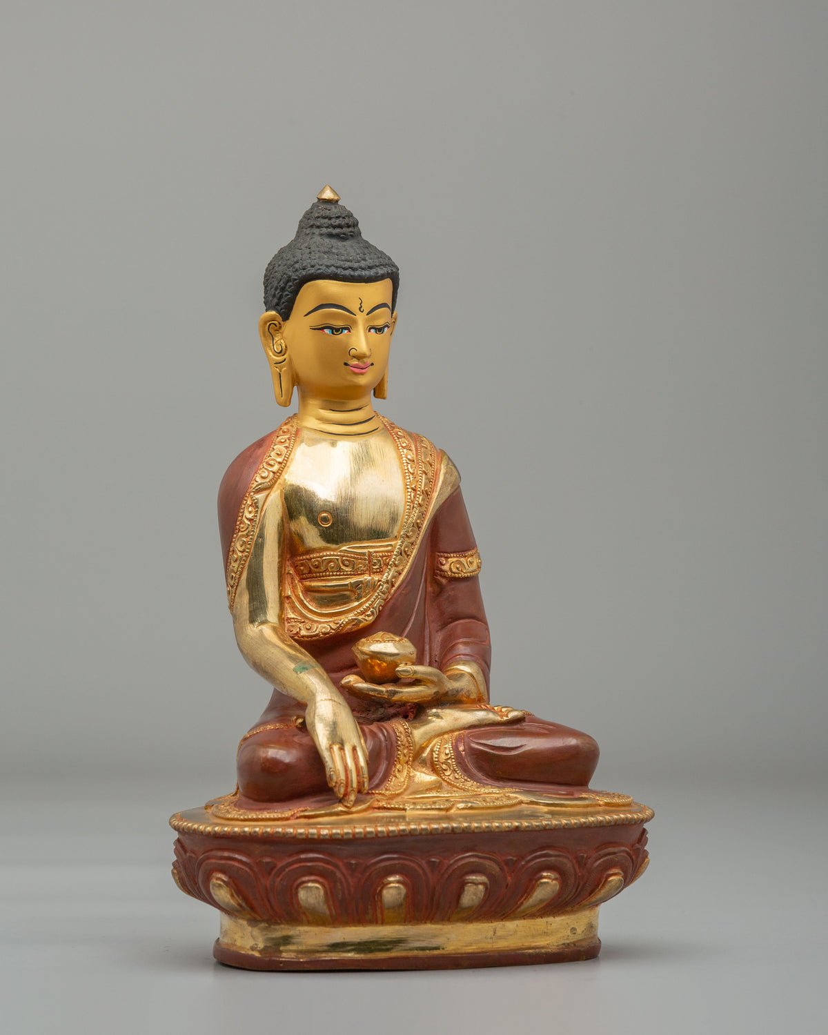 Shakyamuni Buddha Altar Sculpture | Perfect for Spiritual Home Decor