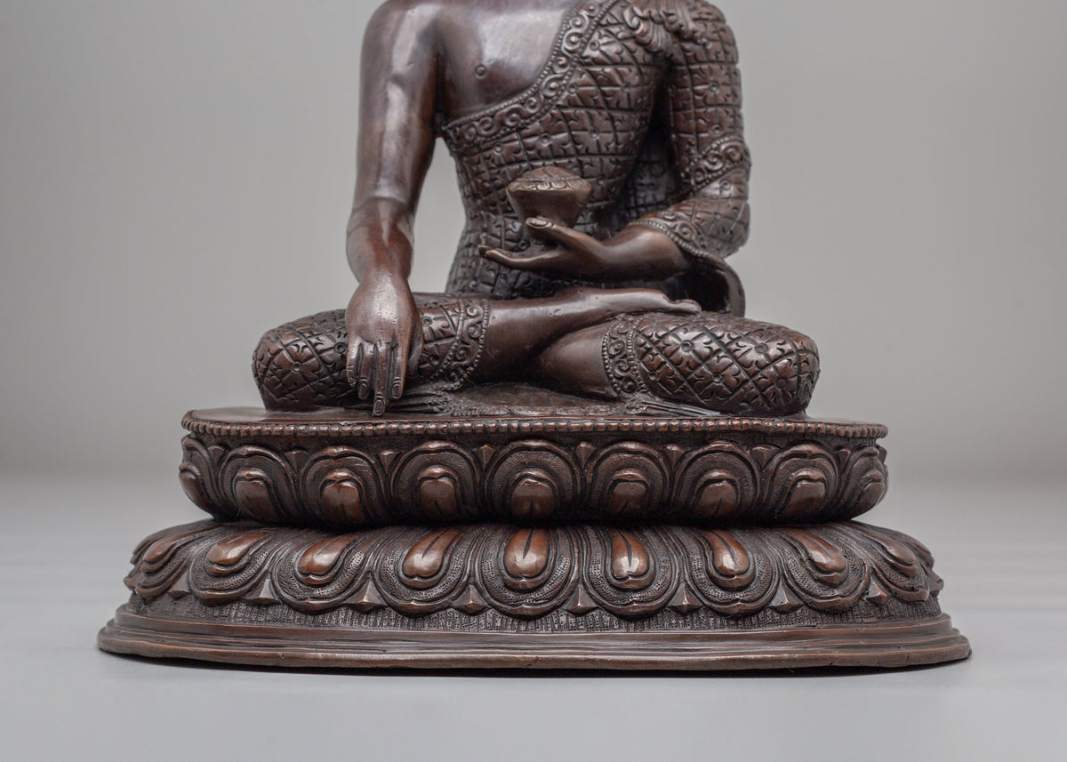 Sacred Himalayan Shakyamuni Buddha Statue | Symbol of Enlightenment