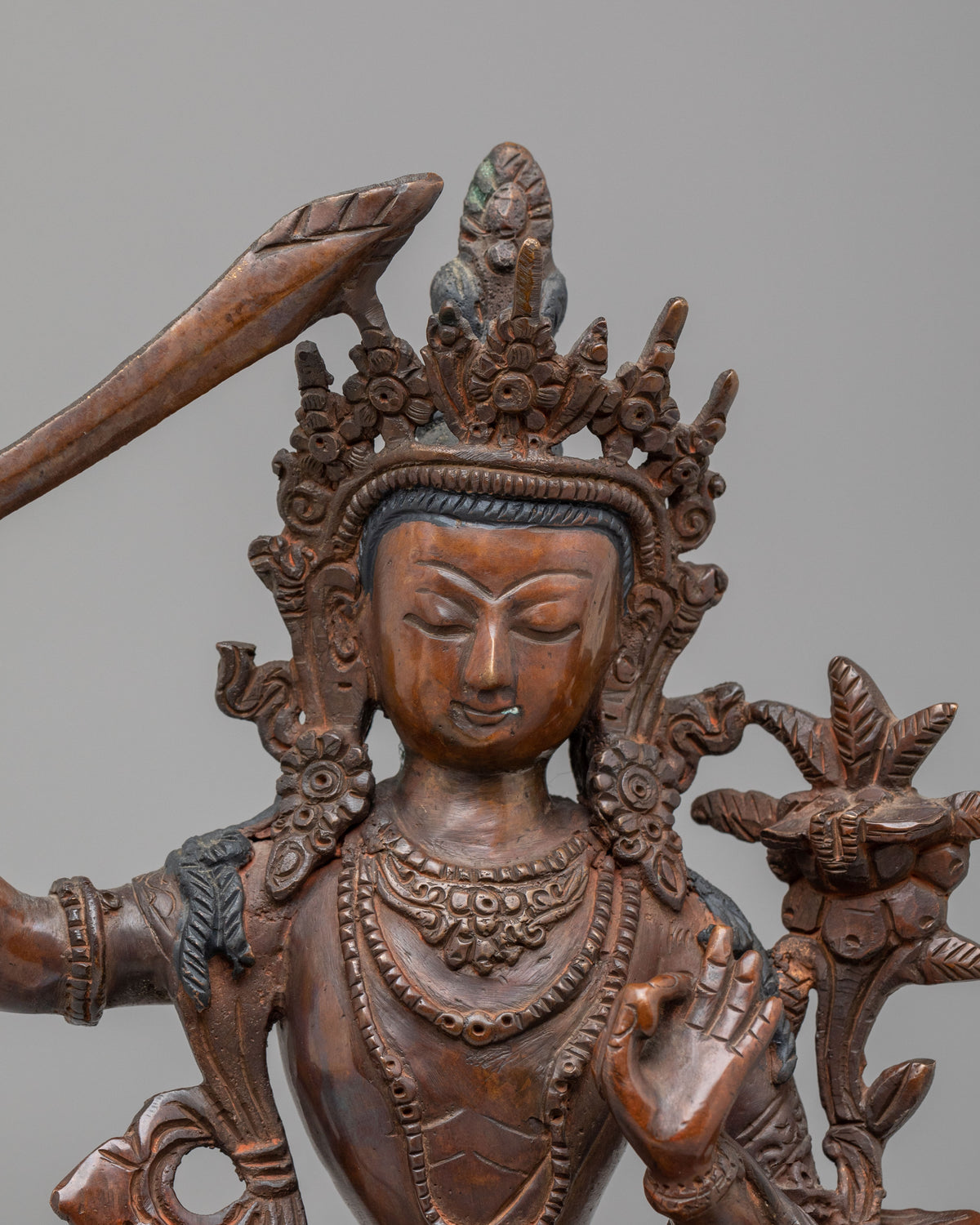 Sacred Manjushri Wisdom Buddha Statue | Symbol of Enlightenment
