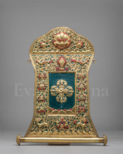 Traditional Bishwo Vajra Metal Thangka  