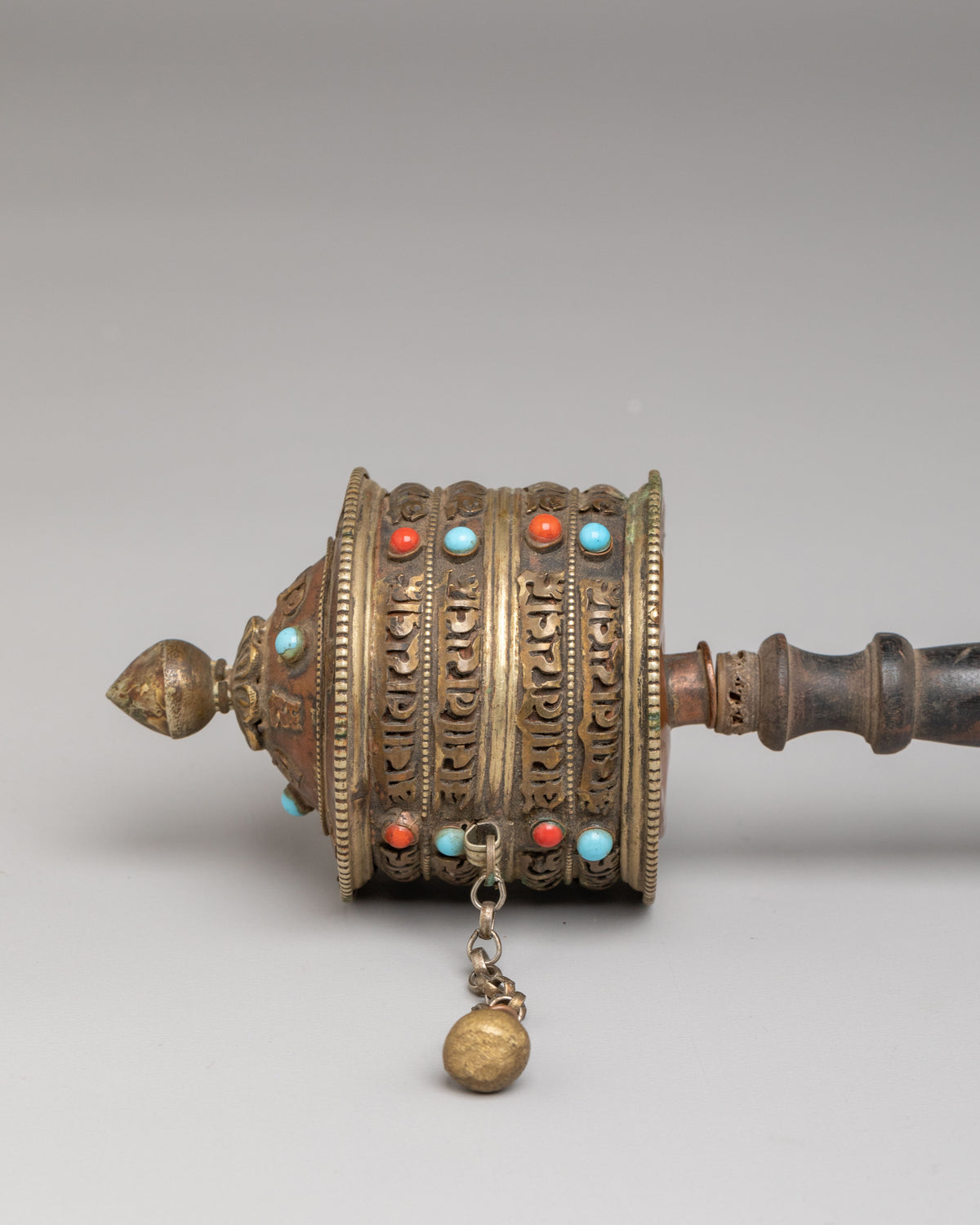 Traditional Mani Prayer Wheel | Tibetan Buddhist Ritual Object