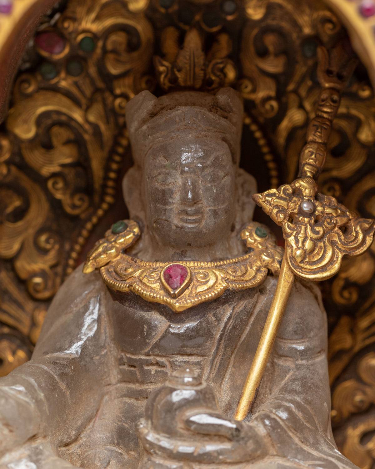 Guru Rinpoche Ghau Box | Crystal Padmasambhava Sacred Shrine