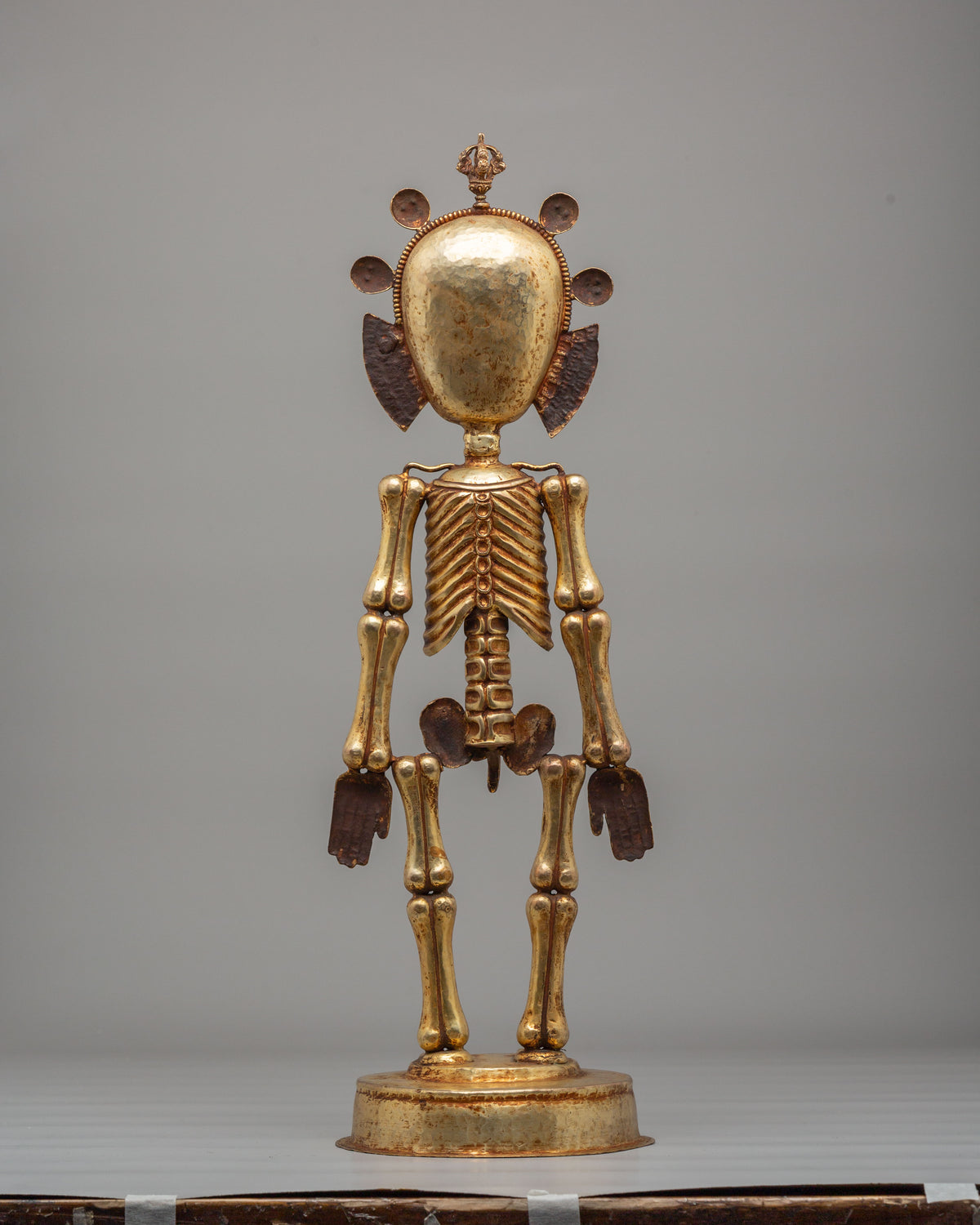 Traditional Chitipati Protector Sculpture | Wrathful Deity Figurine