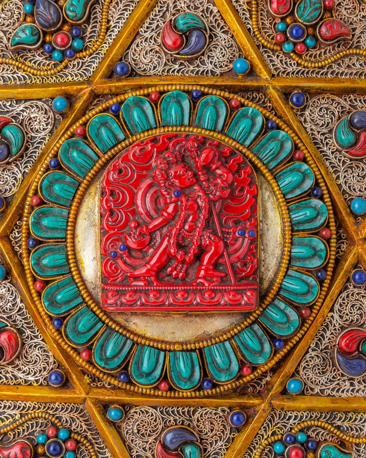 Vajrayogini Buddhist Mandala Wall Art | Sacred Altar Decor