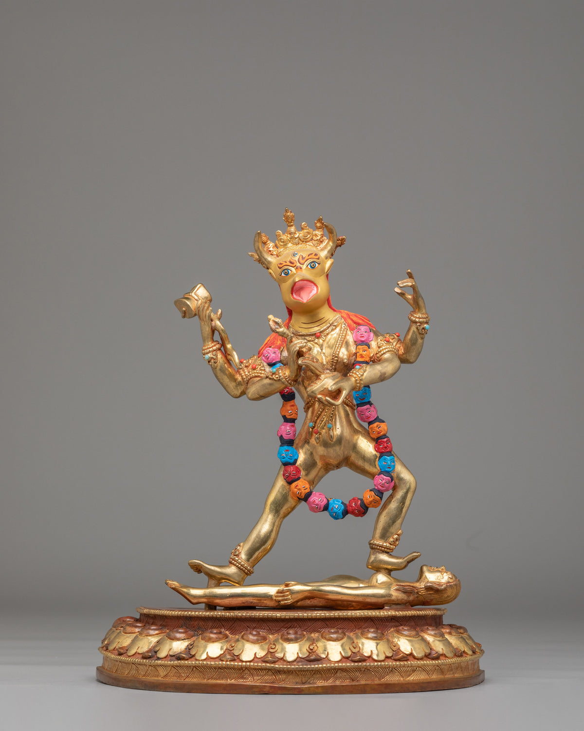 Traditional Altar Garuda Statue | Handmade Himalayan Art