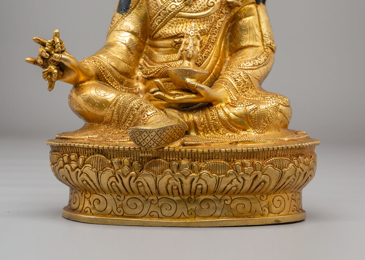 Guru Rinpoche Statue for Buddhist Shrine | Sacred Symbol of Wisdom