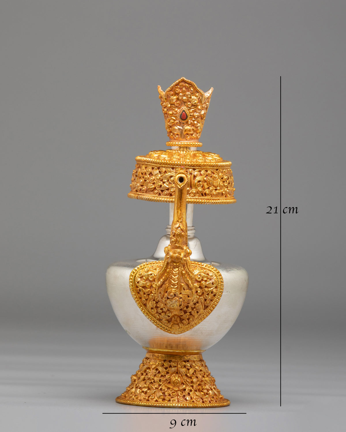 Traditional Himalayan Altar Bhumba | Sacred Vessel for Ritual Offerings